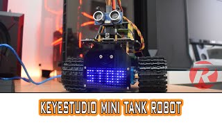 KeyEstudio Mini Tank Robot [upl. by Sipple]