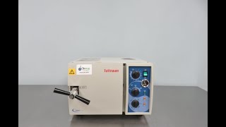 Tuttnauer Autoclave Valueklave Video ID 22025 [upl. by Moynahan]