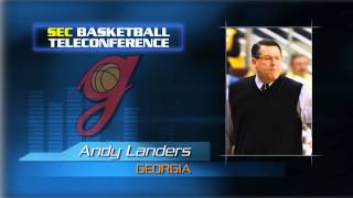 SEC Audibles  Andy Landers  March 3rd 2014 [upl. by Verbenia639]