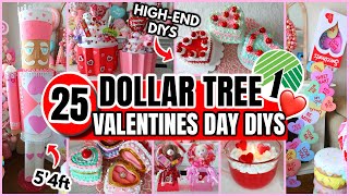 Dollar Tree VALENTINES DAY DIYS 2024 💕│DIYS that DONT LOOK CHEAP 125 HACKS for 2024 [upl. by Philbin268]