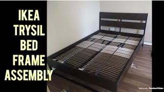 IKEA Trysil Bed Frame Assembly [upl. by Akemit662]