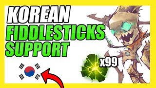 KOREAN FIDDLESTICKS BUILD HAS THE HIGHEST WINRATE EVER 78  Aftershock Fiddlesticks Support S9 [upl. by Dviad]