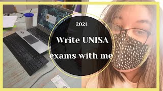 Come write online exams with me  UNISA student [upl. by Kolosick]