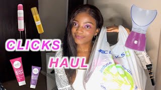 CLICKS skincare beauty body care amp feminine hygiene haul ♡  Maxine Jaylin  African Youtuber [upl. by Eiramait]