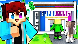 Alex Opent een SUPERMARKT in Minecraft [upl. by Drandell608]