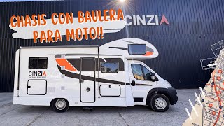 AUTOCARAVANA CON BAULERA PARA MOTO🌍 MOTORHOME sobre DUCATO🚌 [upl. by Eslud]