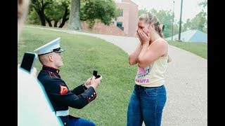 MARINE SURPRISE PROPOSAL [upl. by Imeka50]