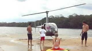 Helicoptero na Prainha de Porto Rico [upl. by Ire455]