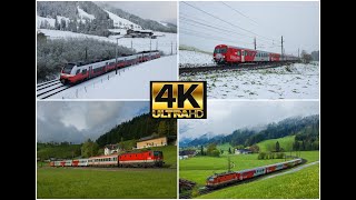 4KVonatok AusztriábanBahnverkehr im Österreich 2024 [upl. by Demetris]