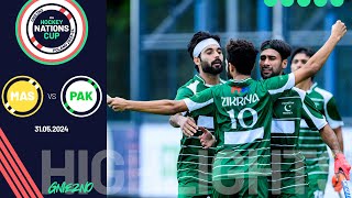 FIH Hockey Mens Nations Cup 202324  Match 1 Highlights  Malaysia vs Pakistan [upl. by Eerihs46]