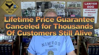 Lifetime Price Guarantee Canceled for Thousands of Customers Still Alive [upl. by Ihtak684]