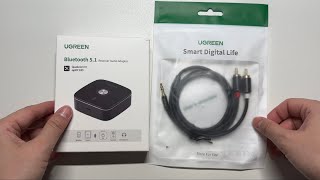 Ugreen Bluetooth Receiver 51 aptX [upl. by Hamal]