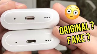 CUIDADO‼️ AIRPODS Pro 2 Fake Vs Original 😰 REVISIÓN TOTAL  2024 [upl. by Aretha395]