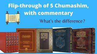 5 BOOKS OF THE TORAH  FLIP THROUGH  CHUMASH  JEWISH STUDIES [upl. by Maxima185]