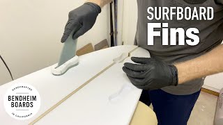 Surfboard Fin Installation and Lamination [upl. by Eagle]