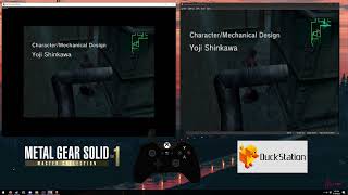 MGS1 Input Lag Test Master Collection vs DuckStation [upl. by Swanhildas]