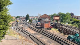 Live Cam  Kidderminster Town Station  Severn Valley Railway  50035 Ark Royal Departure [upl. by Romano]