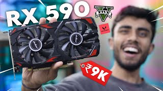 Cheapest 8GB Graphic Card For Extreme 1080P Gaming 🤩 AMD RX 590 GPU⚡️ Normal PC into Gaming PC [upl. by Araec]