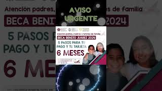 📌🤑💸¡Becarias y Becarios 5 pasos para obtener tu tarjeta y tu pago de la Beca Benito Juárez 2024 [upl. by Cosenza]