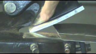 Cutting Metal Using a Beverly Shear  Kevin Caron [upl. by Pippas600]