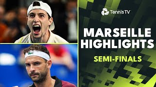 Dimitrov vs Khachanov Hurkacz vs Humbert  Marseille 2024 Semi Highlights [upl. by Green765]