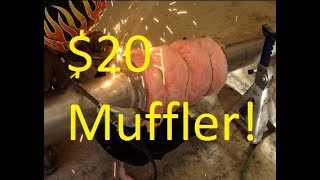 Homemade Glasspack Muffler [upl. by Buseck675]