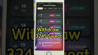 How to withdraw Sweatcoin shorts sweatcoin earningapp makemoneyonline [upl. by Swayne]