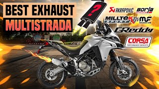 Ducati Multistrada Exhaust Sound 🔥 TermignoniAkrapovicSportModsStockUpgradeReviewModified [upl. by Prakash]