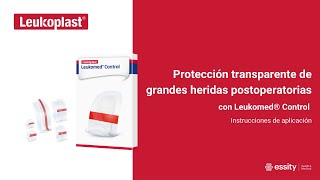 Leukoplast  Protección transparente de grandes heridas postoperatorias con Leukomed control [upl. by Jeffcott142]