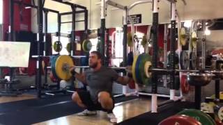 Dmitry Klokov  press snatch grip  sots press  120 kg 264 lb [upl. by Christal]