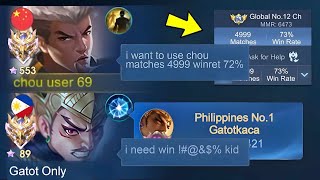 MY TEAM GOT HUMBLED WHEN I DO THIS FAKE WINRATE PRANK they think im joking  Mobile Legends [upl. by Naylor403]