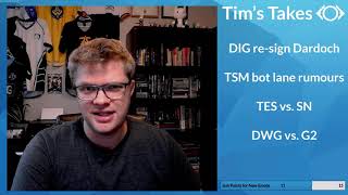 Dignitas resign Dardoch and TSM rumoured to drop Doublelift and Biofrost  Tims Takes [upl. by Pritchard988]