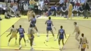 1986 Knicks vs Lakers Rare Full Game [upl. by Lipinski]