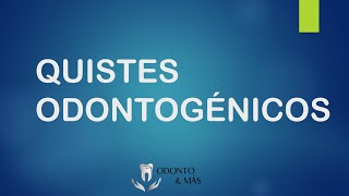 Quistes odontogénicos [upl. by Yenitirb]