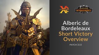 Warhammer III  Alberic de Bordeleaux Short Campaign Victory Overview [upl. by Madalena]