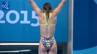 Ekaterina Nekrasova  Russia 1m Springboard European Diving Championships 1 [upl. by Matthei160]