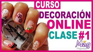 Curso básico de DECORACIÓN en uñas💅 Clase 1 [upl. by Spiro]