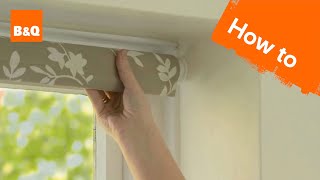 How to put up a roller blind [upl. by Ahsiem346]