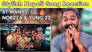 STYLISH SONG REACTION  ST MAN FT LIL NORZZA amp YUNG 22  INDIAN REACTION  REACTION ZONE [upl. by Akemehc]