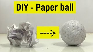 DIY Paper ball making  How to make paper balls at home  Paper balls for solar system project [upl. by Lemrahs]