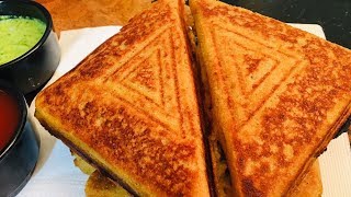 बिना ब्रेड के बनाए टोस्टसैंडविच क्रिस्पी टेस्टी व हेल्दी  Sandwich Without Bread  Healthy Nashta [upl. by Seligmann]