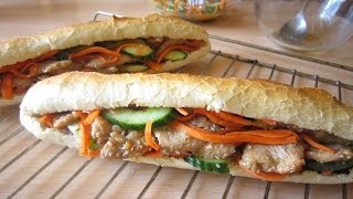 BÁNH MÌ THỊT GÀ  VietnameseStyle Baguette with Marinated Chicken  Episode 57  Taste From Home [upl. by Patrice]