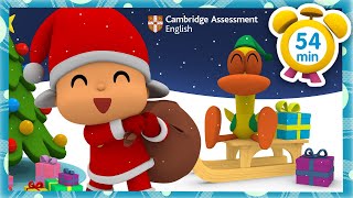 ☃️ POCOYÓ ESPAÑOL APRENDE INGLÉS con Cambridge White Christmas 54 min DIBUJOS ANIMADOS para niños [upl. by Anuahs206]