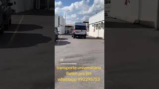 Transporte universitário Betim pra BH whatsapp 992295753 [upl. by Nynahs]