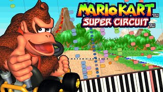 Lakeside Park  Mario Kart Super Circuit Synthesia [upl. by Aihtennek]