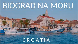 Biograd na Moru Croatia FromAbove 4K [upl. by Ahsok]