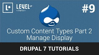 Drupal Tutorials 9  Custom Content Types Part 2 Manage Display [upl. by Eelahs]