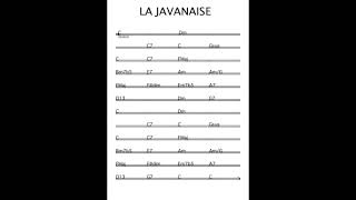 La Javanaise  Gainsbourg Play Along Backing Track Accompaniment Jazz [upl. by Coop787]