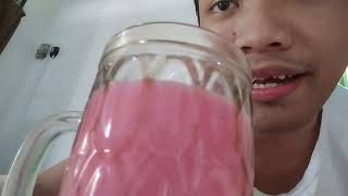 Mas Yusuf minum susu strawberry [upl. by Darin]