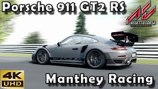 Assetto Corsa  Porsche 911 GT2 RS Manthey Racing Nordschleife  DOWNLOAD  4K 60 FPS [upl. by Aklam]